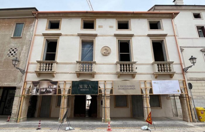 Aura Boutique Hotel Vicenza historic building renovation exterior