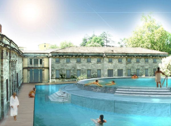 Montecatini 5-star hotel thermal spa redevelopment project site