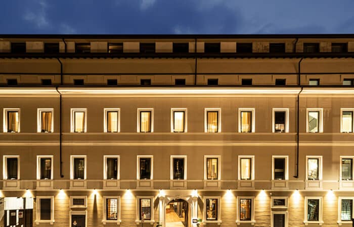 Nemi Hotel Milan luxury suites and courtyard garden