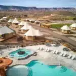 WorldHotels Backdrop upscale glamping resort cabins