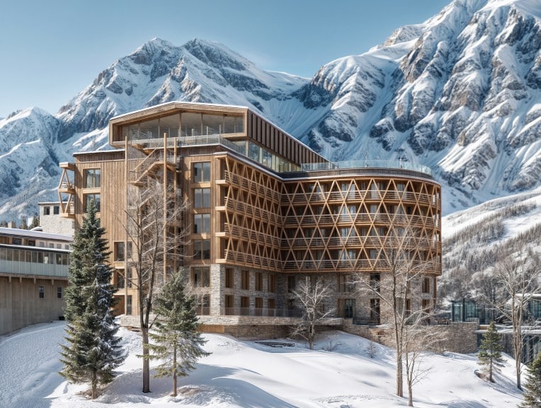 Gran Baita redevelopment site in Breuil-Cervinia
