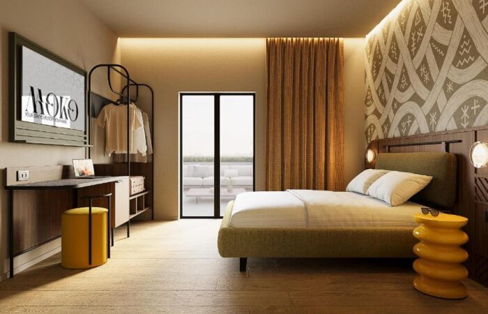 Moko Lifestyle Hotel interior inspired by tattoo culture in Milano Marittima