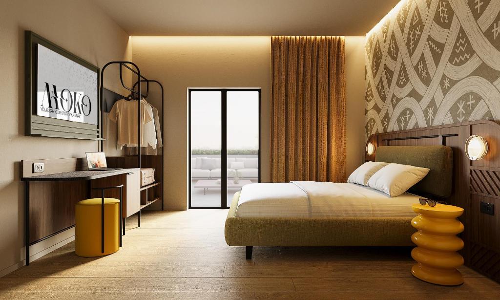 Moko Lifestyle Hotel interior inspired by tattoo culture in Milano Marittima