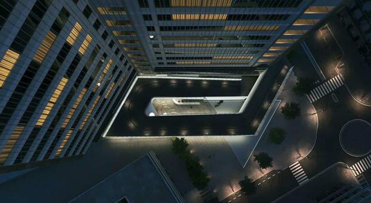 Naples station hotel project at Palazzo Alto near Naples Central Station
