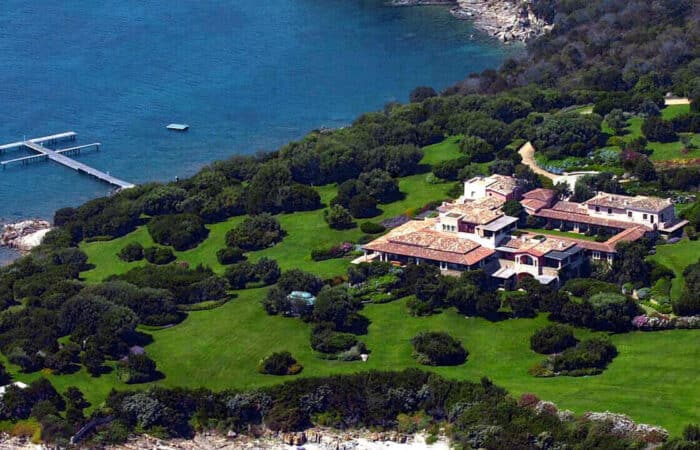 Villa Certosa luxury resort in Sardinia