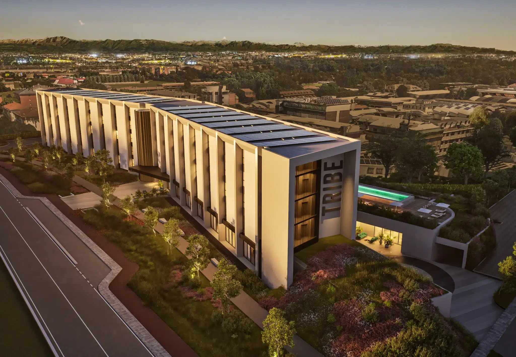 ribe Milan Linate hotel under construction
